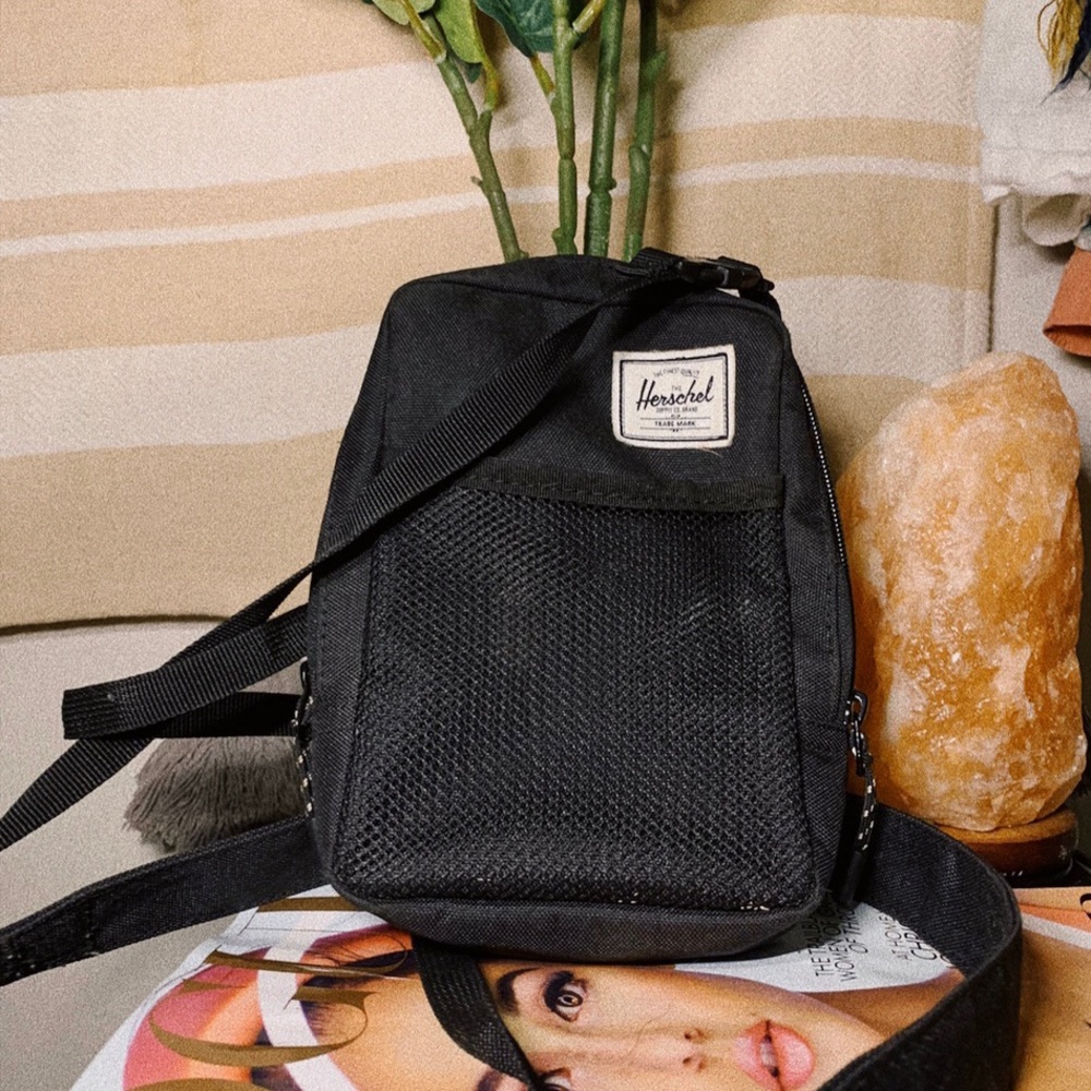 Herschel Sinclair Black Shoulder Bag.